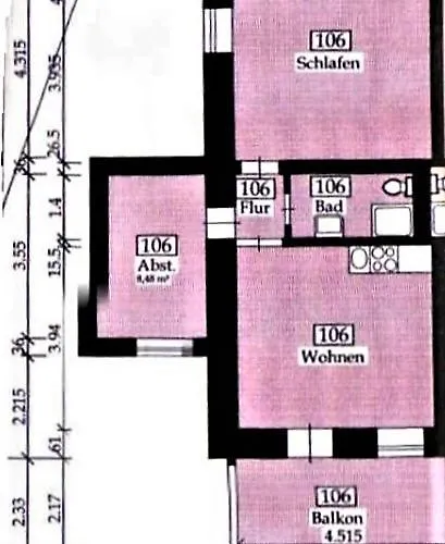 شقة Fuerstenhof - 106 ساسنيتز